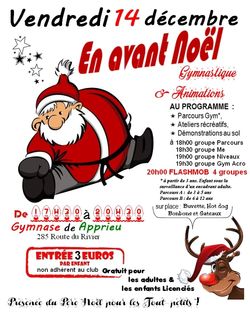 En avant Noël le vendredi 14 décembre 2018 à partir de 17h30 au gymnase